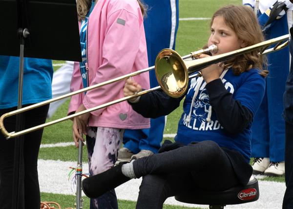 South River Feeder Elementary, Middle and High School Combined Band Performing